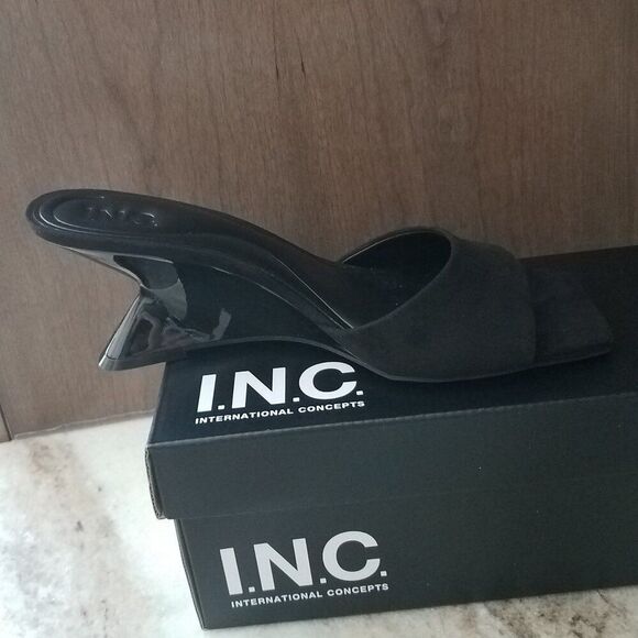 INC Wedge Slide Sandals - Picture 1 of 3